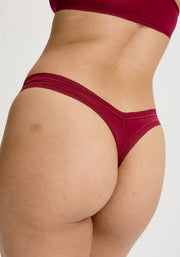 Blush thong -  - microfiber-thong - The Pencil Test