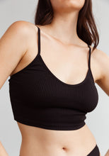 Load image into Gallery viewer, Ribbed cropped cami - Blush - blush-rib-cropped-cami - The Pencil Test - Blush
