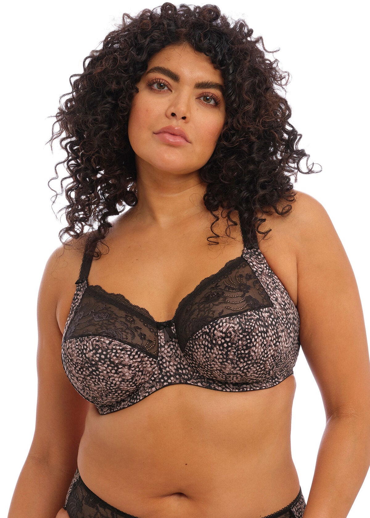 Elomi Womens Morgan Underwire Full Cup Stretch Lace Banded Bra, 38HH