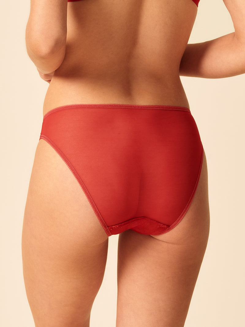 Glossies lace brief Paprika -  - glossies-lace-brief-paprika - The Pencil Test
