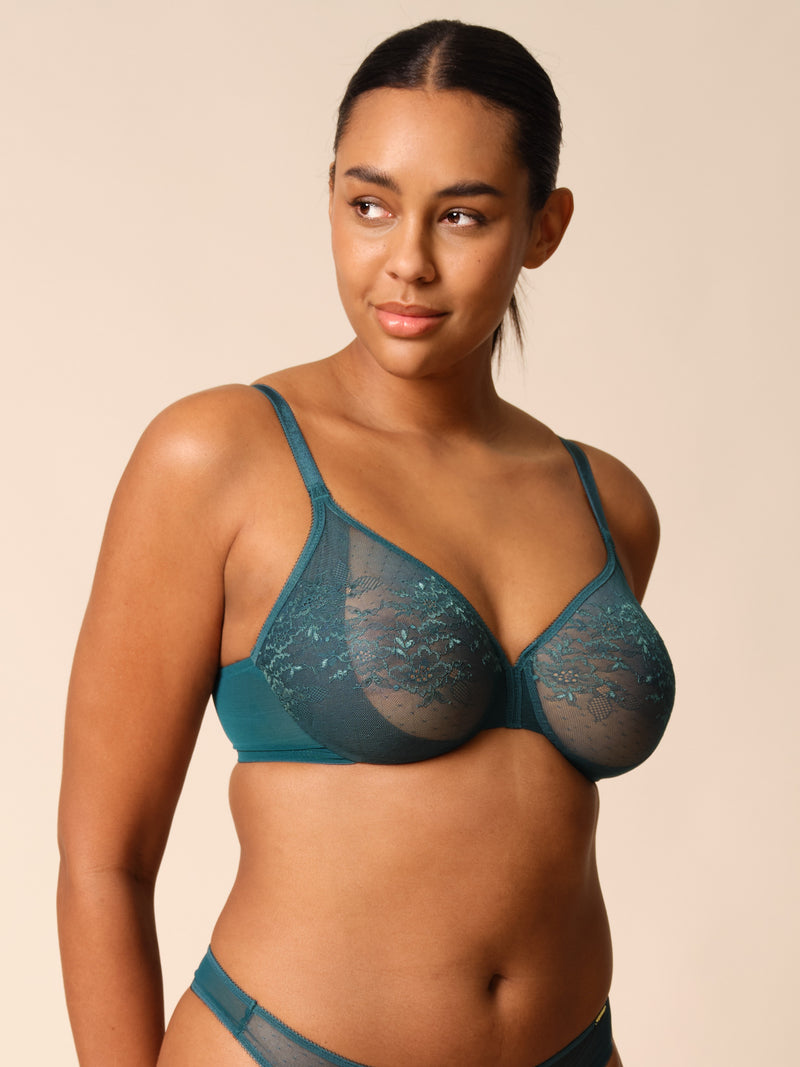 Glossies lace Dark green -  - glossies-lace-dark-green - The Pencil Test