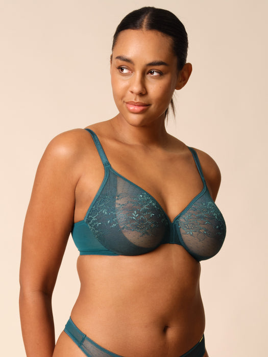 Glossies lace Dark green