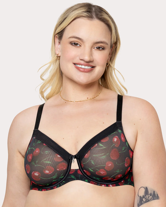 Sheer mesh Cherry pop -  - sheer-mesh-cherry-pop - The Pencil Test