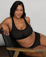 Sheer mesh bralette -  - sheer-mesh-bralette - The Pencil Test