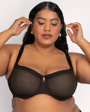 Sheer mesh balconette -  - sheer-mesh-balconette - The Pencil Test