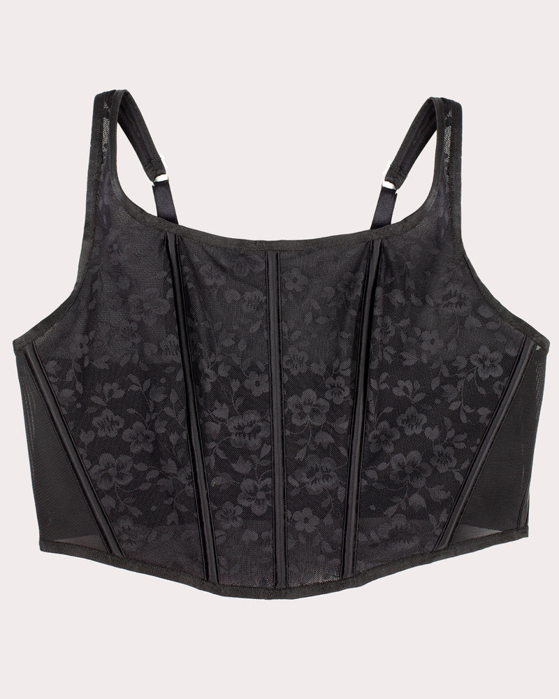 Lace corset bra -  - lace-corset-bra - The Pencil Test