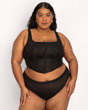 Lace corset bra -  - lace-corset-bra - The Pencil Test