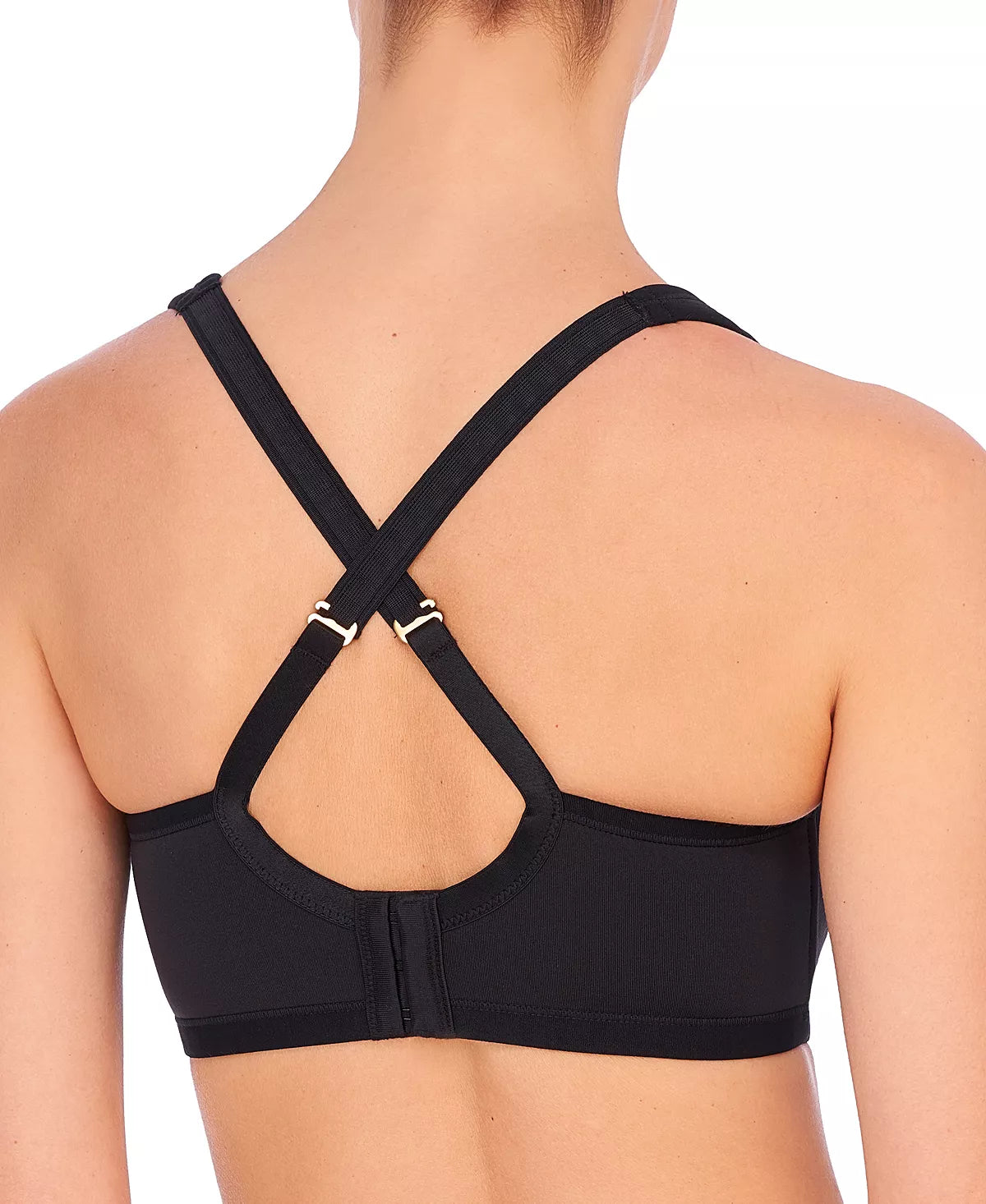 YOGI Convertible Underwire Sports Bra in Black/Grey