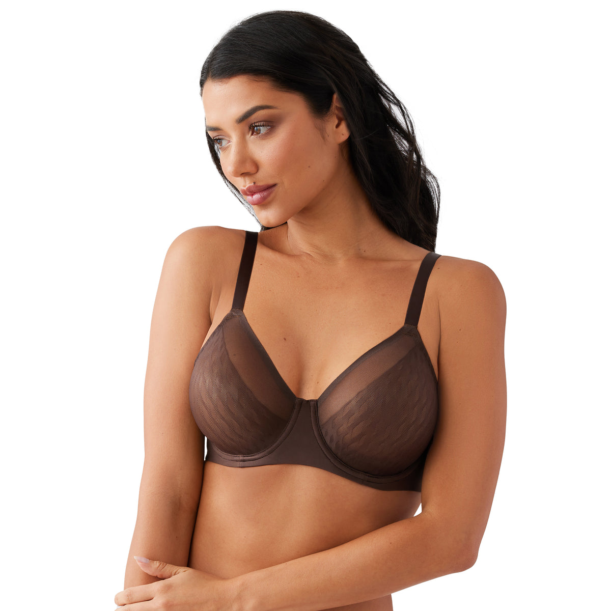 ‪ෆ‪.*・゜ Wacoal Elevated Allure Unlined Full Coverage Bra 855336 Hot