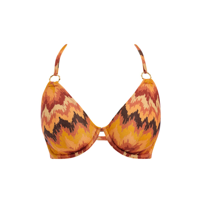 Arizona wave halter bikini top