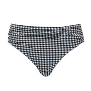 Midi swim bottom Black Gingham -  - midi-swim-bottom-black-gingham - The Pencil Test