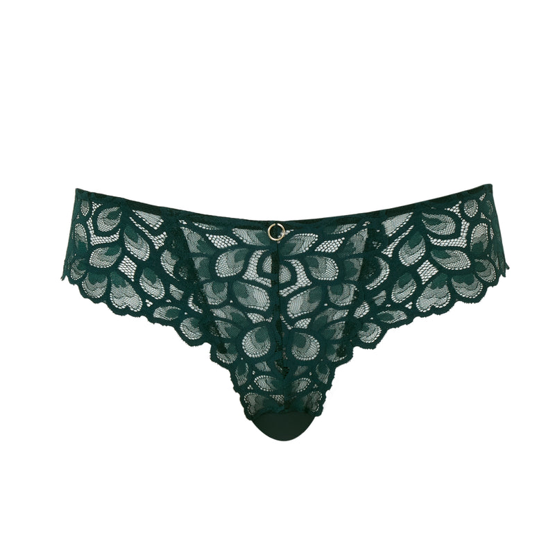 Allure Brazilian brief Forest green -  - allure-brief-forest-green - The Pencil Test