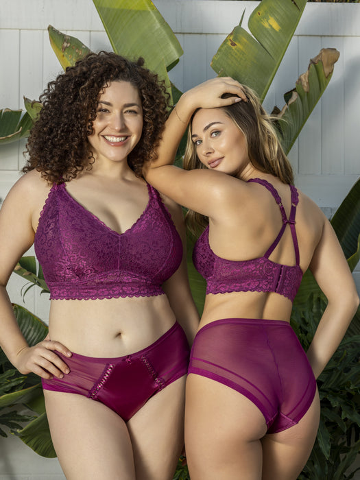 Adriana lace bralette Blackberry