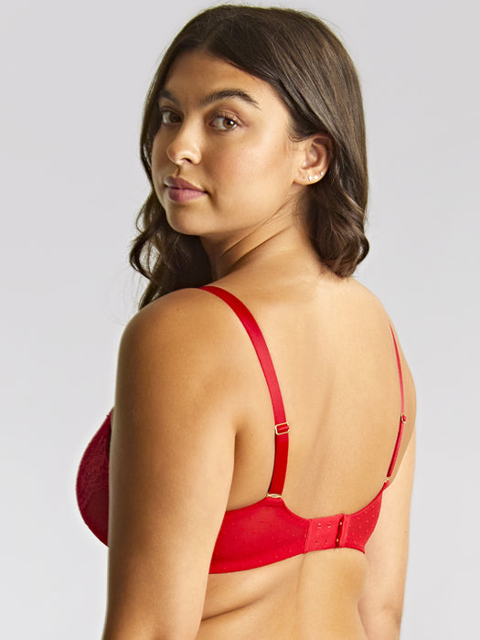 Heidi plunge Ruby red