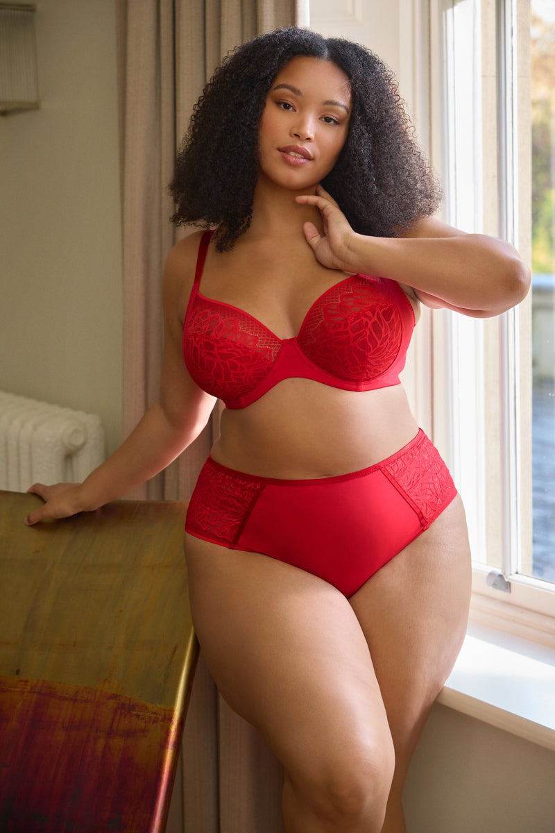 Sophia plunge Red