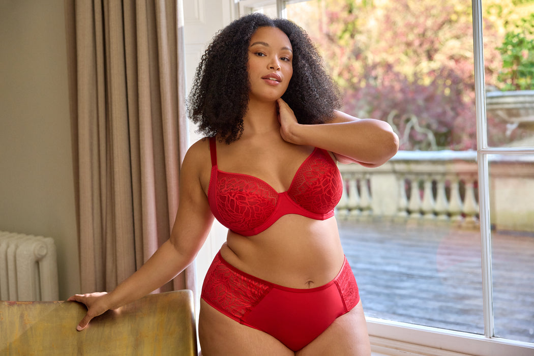 Sophia plunge Red