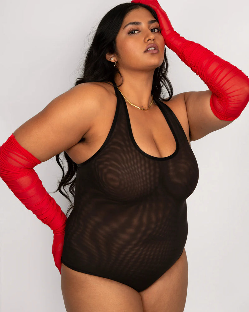 Sheer mesh body -  - sheer-mesh-body - The Pencil Test