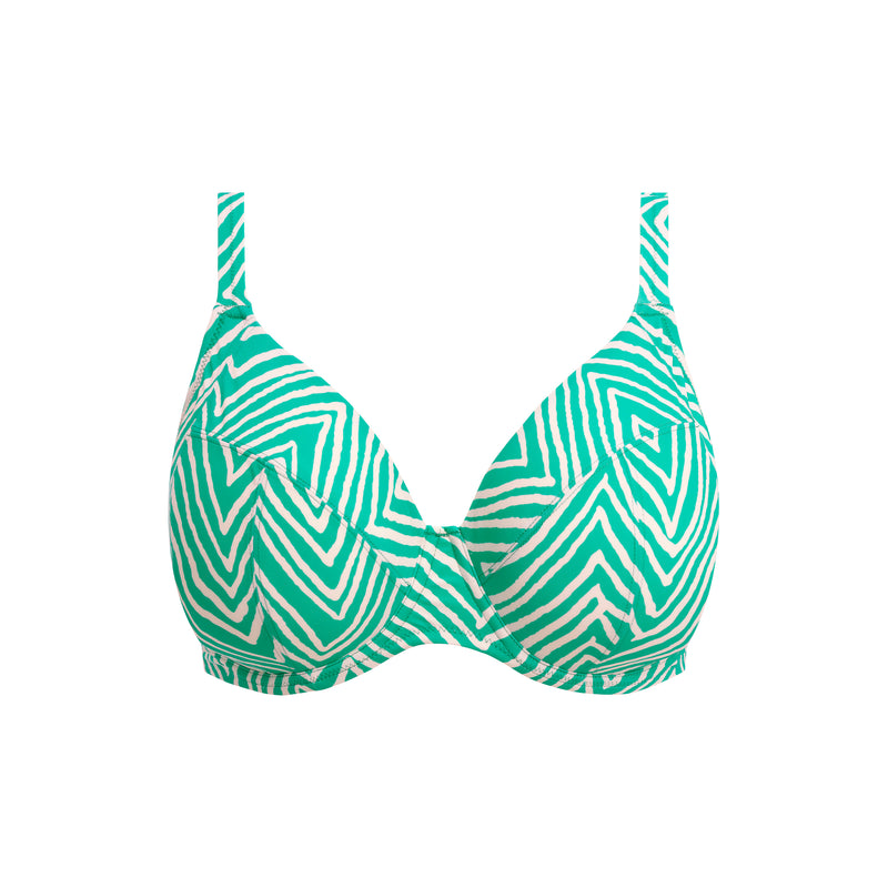 Fiji Falls plunge bikini top