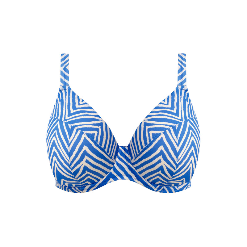 Fiji Falls plunge bikini top Ocean