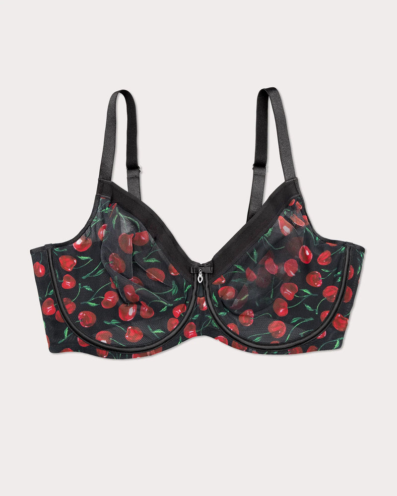 Sheer mesh Cherry pop -  - sheer-mesh-cherry-pop - The Pencil Test