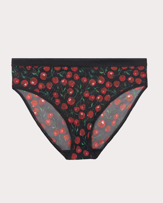 Sheer mesh brief Cherry pop -  - sheer-mesh-brief-cherry-pop - The Pencil Test