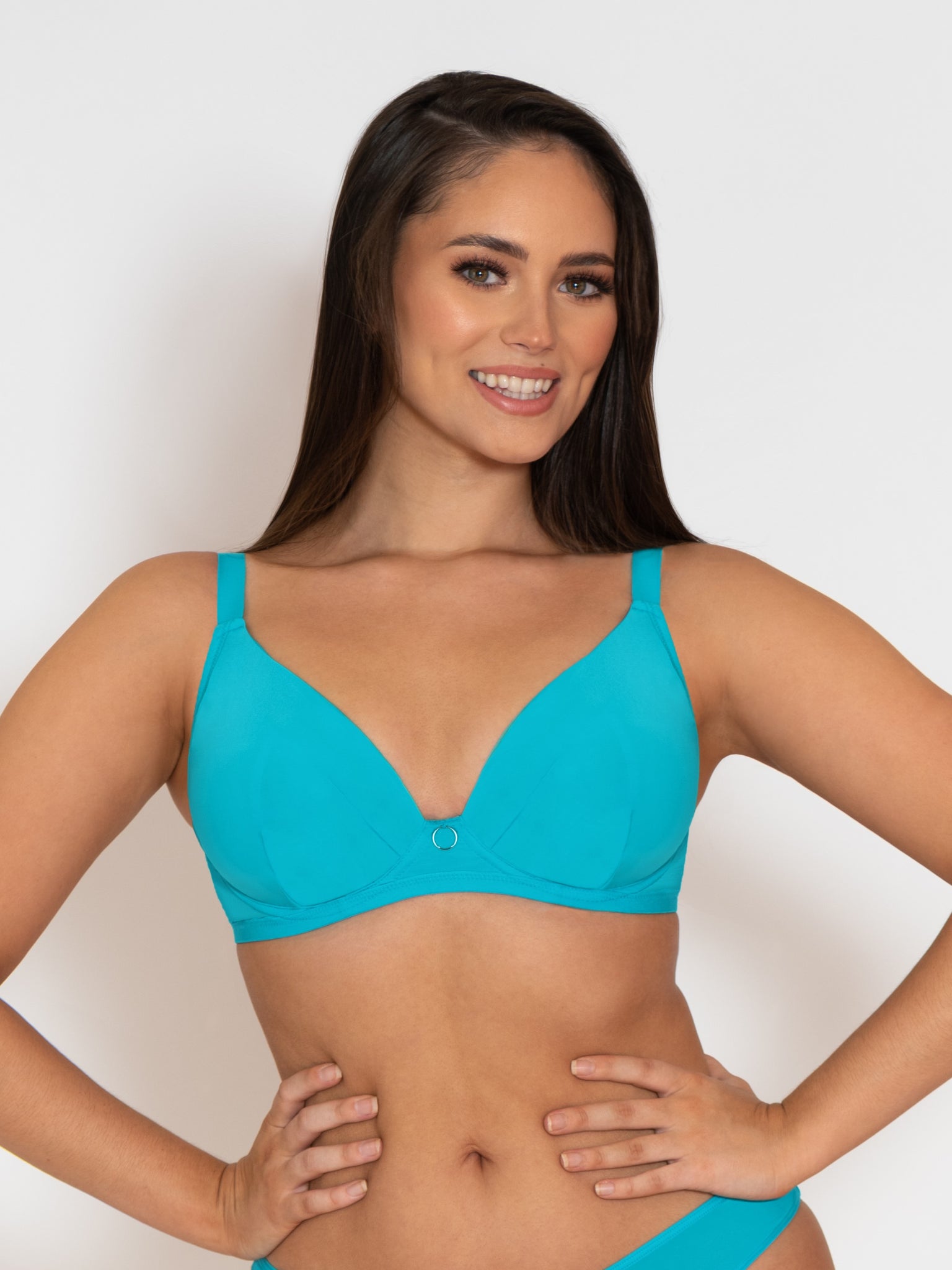 Curvy Kate Daily Plunge Bra - Turquoise