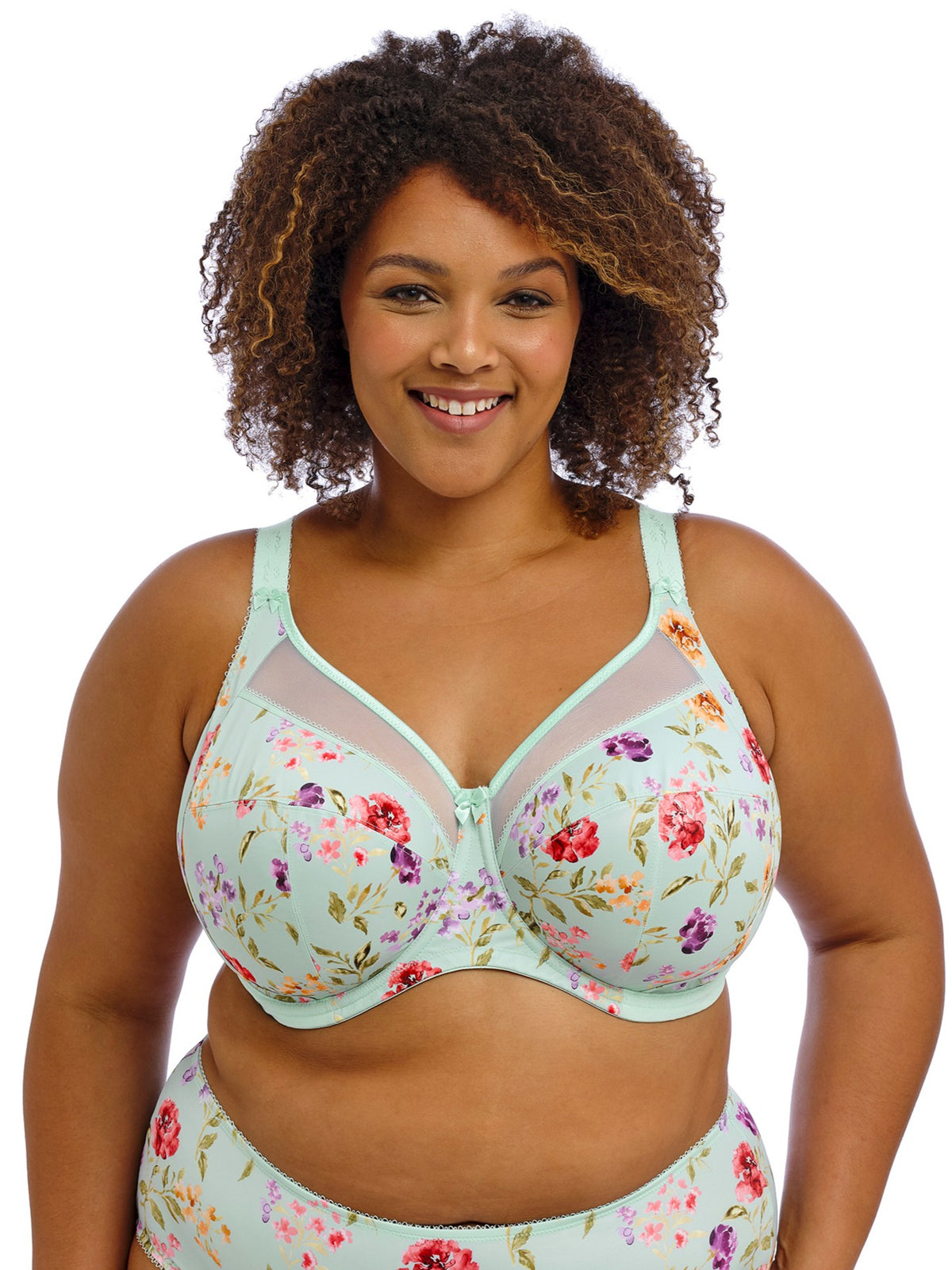 Goddess Kayla Non-Padded Underwire Full Coverage Bra GD6162 Blue