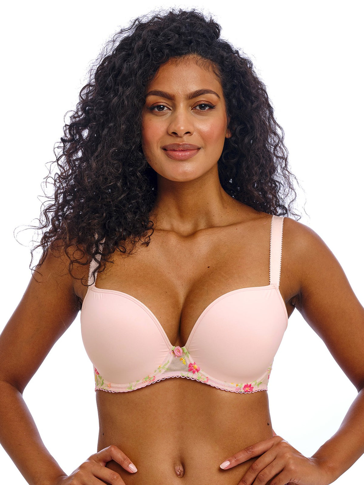 Freya Love Crush Molded Plunge Underwire Bra AA403231 Pink