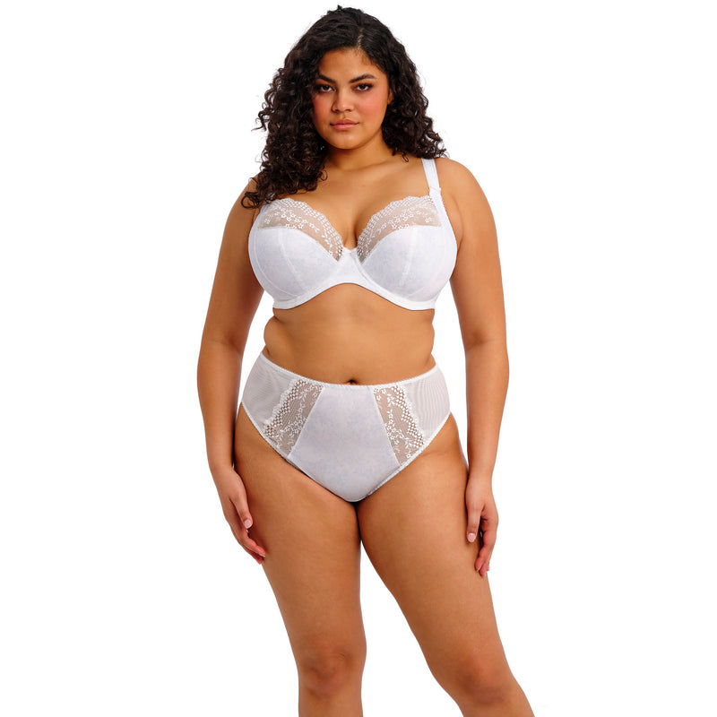 Lucie high leg brief White
