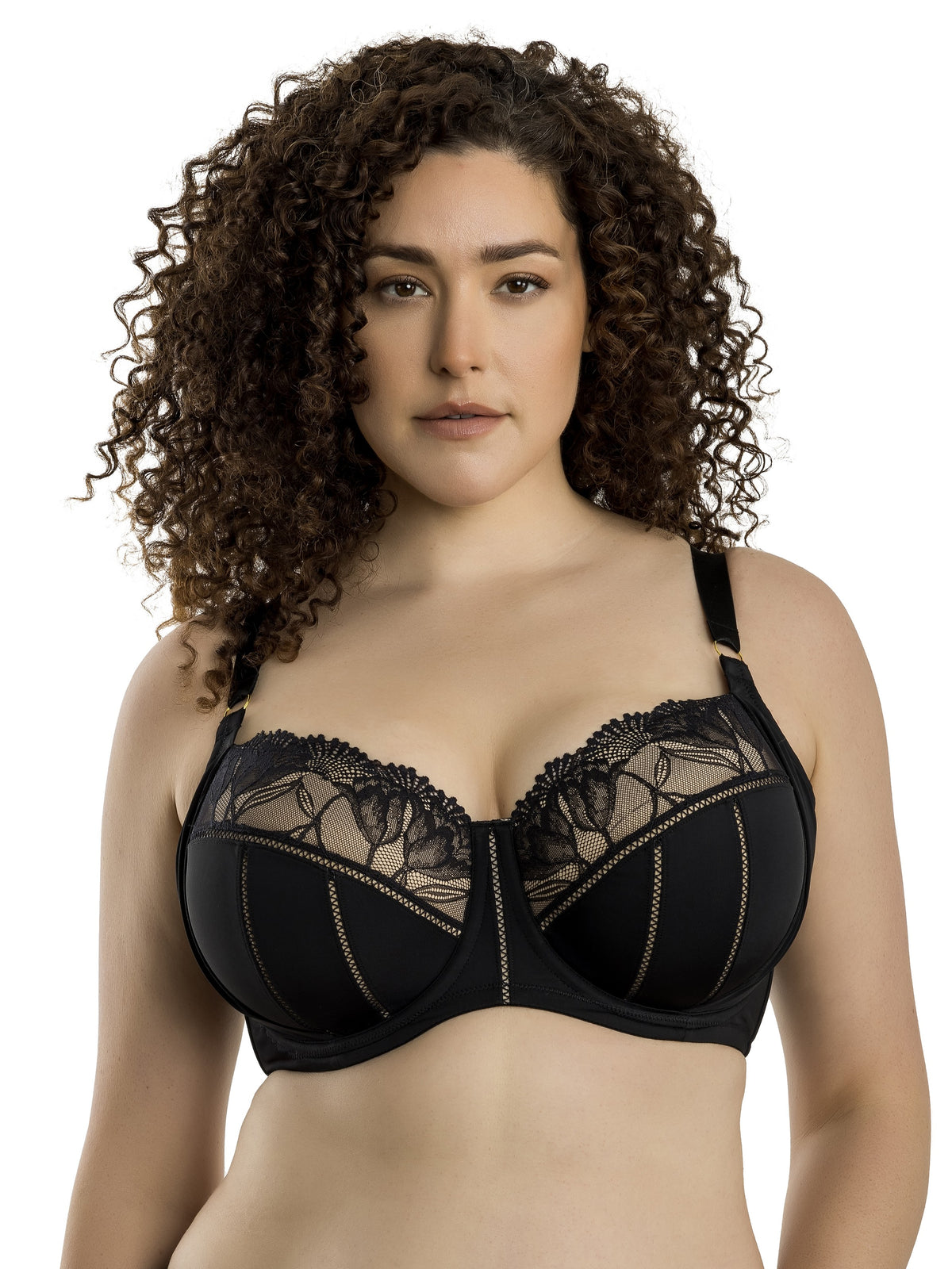 Parfait Women's T-Shirt Bra 40H – Charcoal Seamless Comfort Bra With Modal & Spandex Blend - View #6