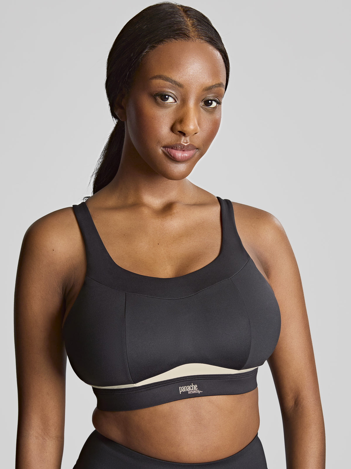 Freedom Non-Wire Unlined Medium Impact Sports Bra Panache 7344