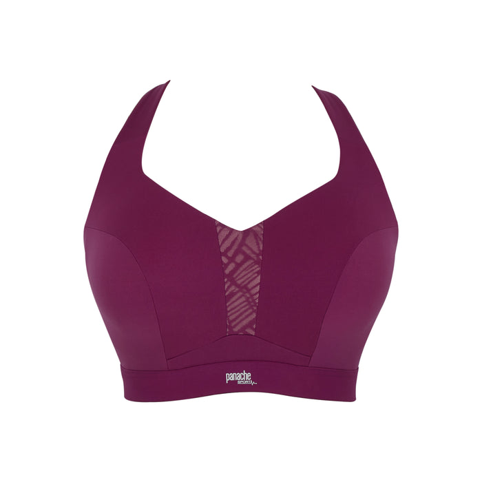 Panache Endurance Non-Padded Wired Sports Bra 5022B Berry/chalk