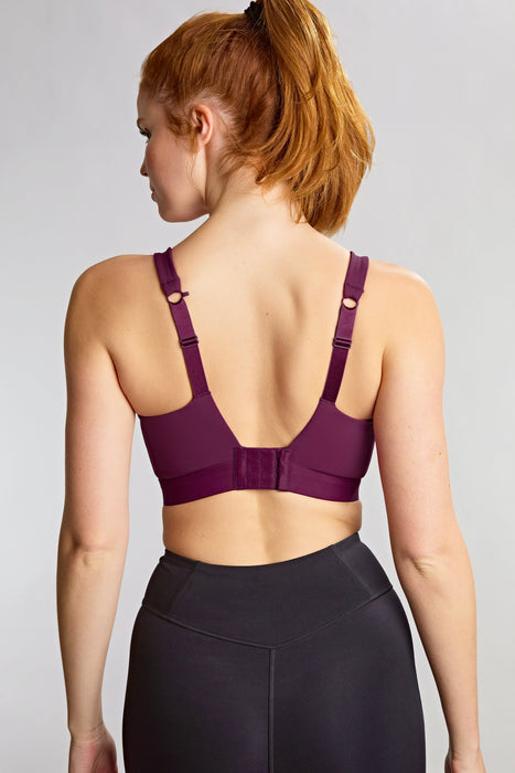 Panache Endurance Non-Padded Wired Sports Bra 5022B Berry/chalk