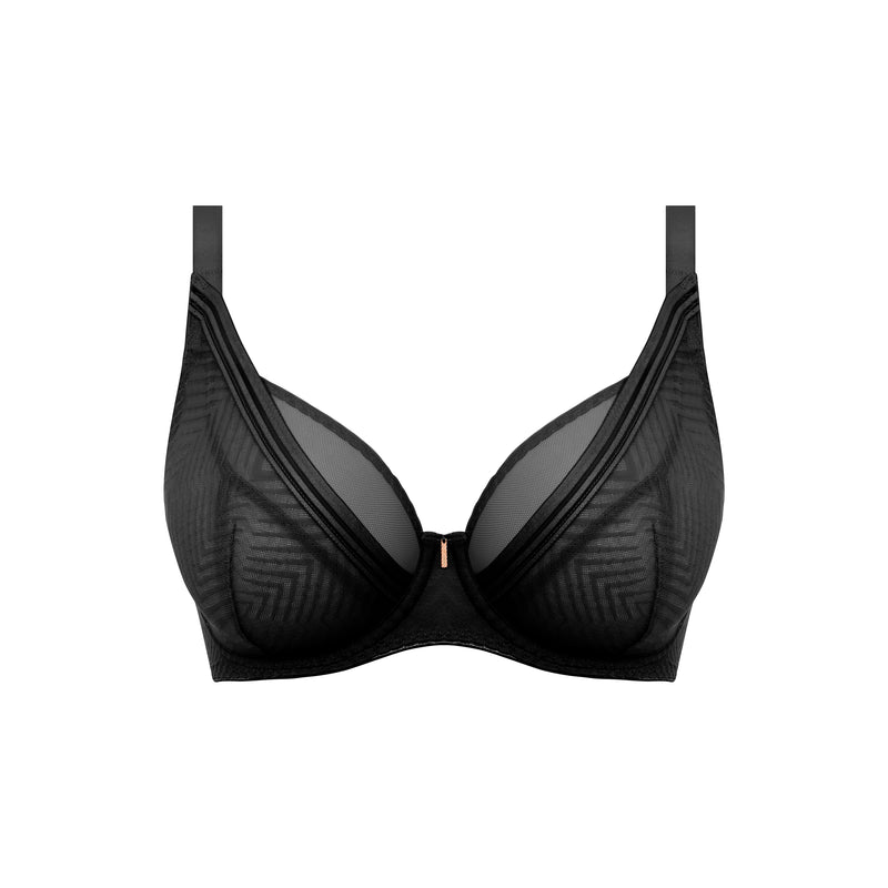 Tailored Plunge Black -  - tailored-plunge-black - The Pencil Test