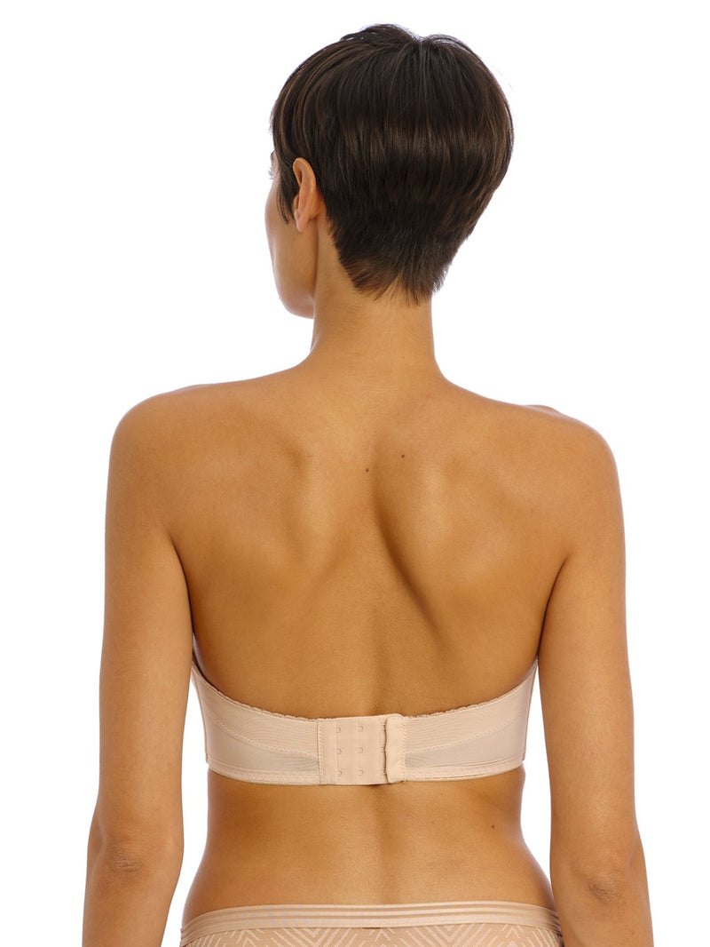 Tailored Strapless Natural Beige