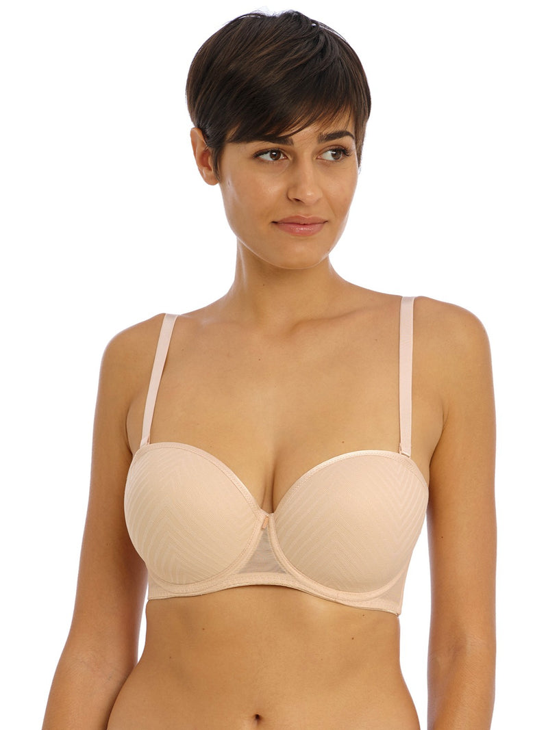 Tailored Strapless Natural Beige