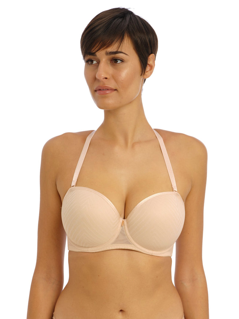 Tailored Strapless Natural Beige