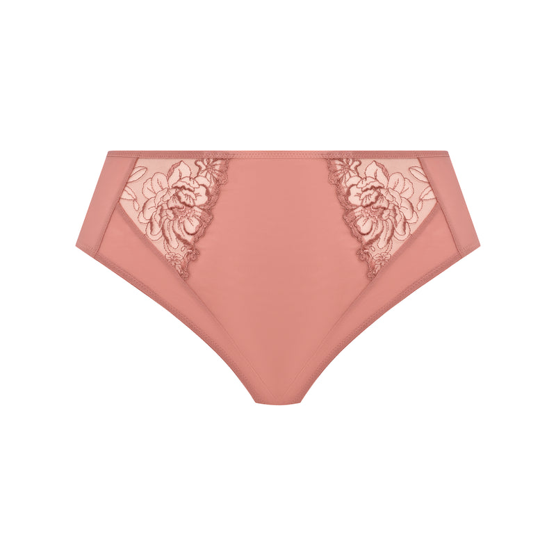 Teagan High leg brief Ash rose