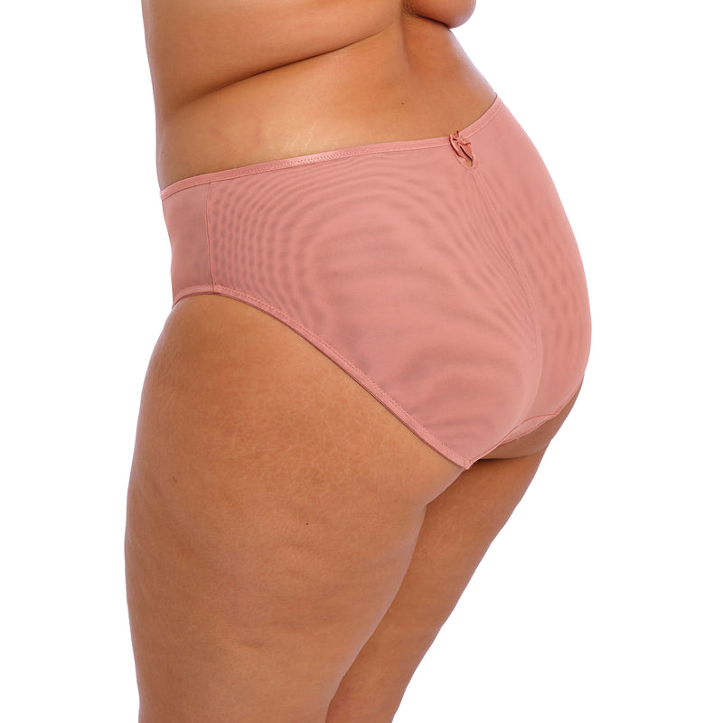 Teagan High leg brief Ash rose