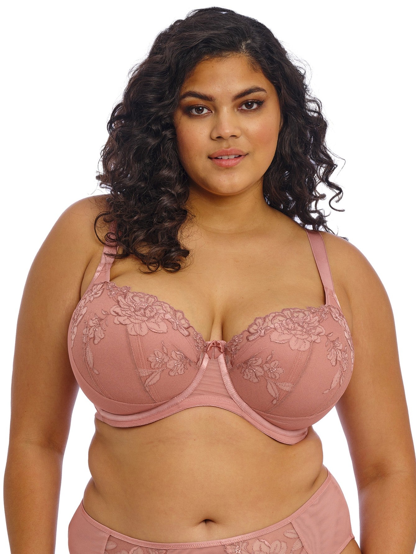 Teagan half padded Ash rose