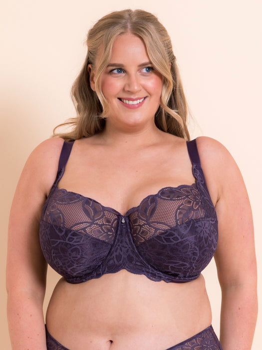 Lovelace balcony Deep purple