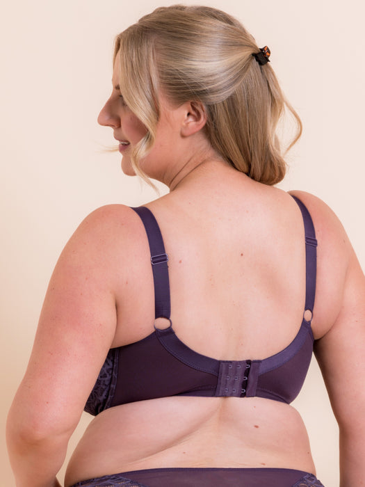 Lovelace balcony Deep purple