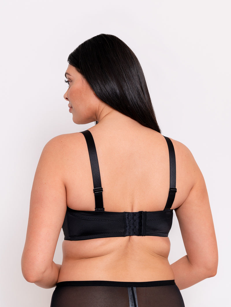 Luxe strapless Jet Black -  - luxe-strapless-jet-black - The Pencil Test