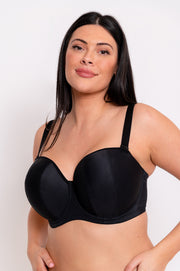 Luxe strapless Jet Black -  - luxe-strapless-jet-black - The Pencil Test