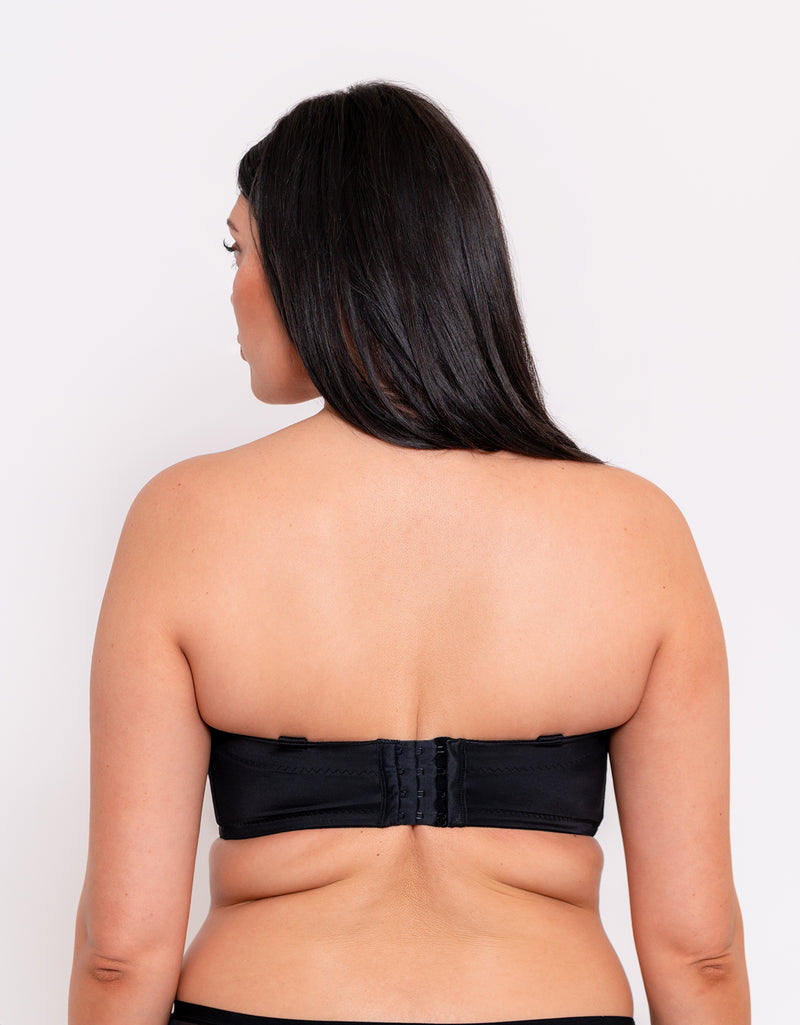 Luxe strapless Jet Black -  - luxe-strapless-jet-black - The Pencil Test