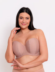 Luxe strapless Latte -  - luxe-strapless - The Pencil Test