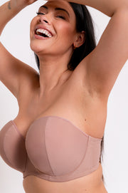 Luxe strapless Latte -  - luxe-strapless - The Pencil Test