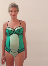 Load and play video in Gallery viewer, Rosy maternity tankini
