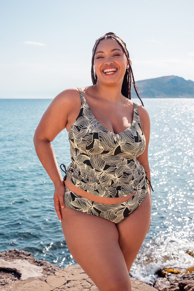 Ripple reef tankini