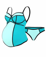 Load image into Gallery viewer, Rosy maternity tankini
